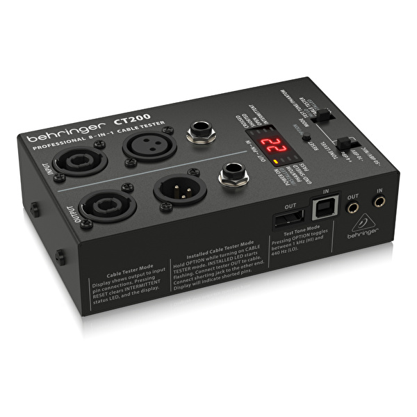 BEHRINGER CT200 / Kablo Test Ünitesi